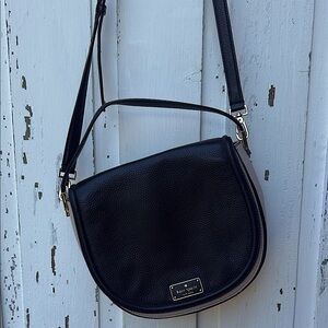 Kate Spade Black Leat